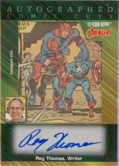 Roy Thomas - Avengers (1963) #56 #ACC-AVG56 — 2022 Marvel Fleer Ultra Avengers