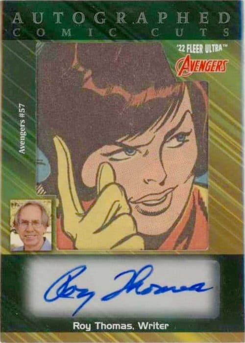 Roy Thomas - Avengers (1963) #57 #ACC-AVG57 — 2022 Marvel Fleer Ultra Avengers