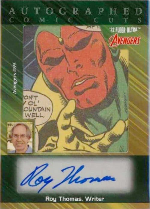 Roy Thomas - Avengers (1963) #59 #ACC-AVG59 — 2022 Marvel Fleer Ultra Avengers