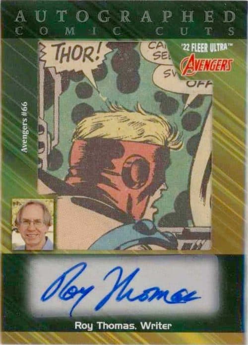 Roy Thomas - Avengers (1963) #66 #ACC-AVG66 — 2022 Marvel Fleer Ultra Avengers