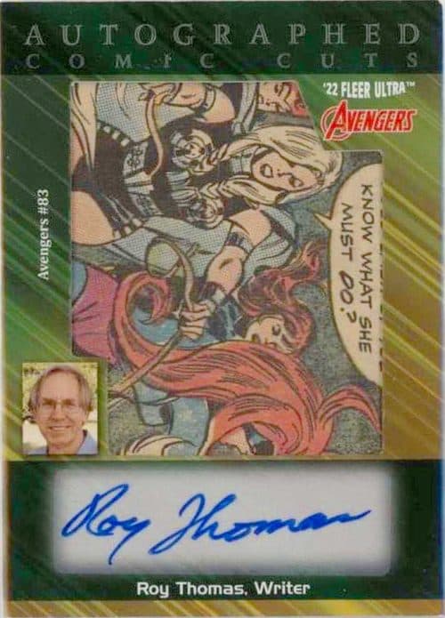 Roy Thomas - Avengers (1963) #83 #ACC-AVG83 — 2022 Marvel Fleer Ultra Avengers