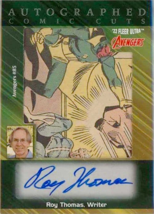 Roy Thomas - Avengers (1963) #85 #ACC-AVG85 — 2022 Marvel Fleer Ultra Avengers