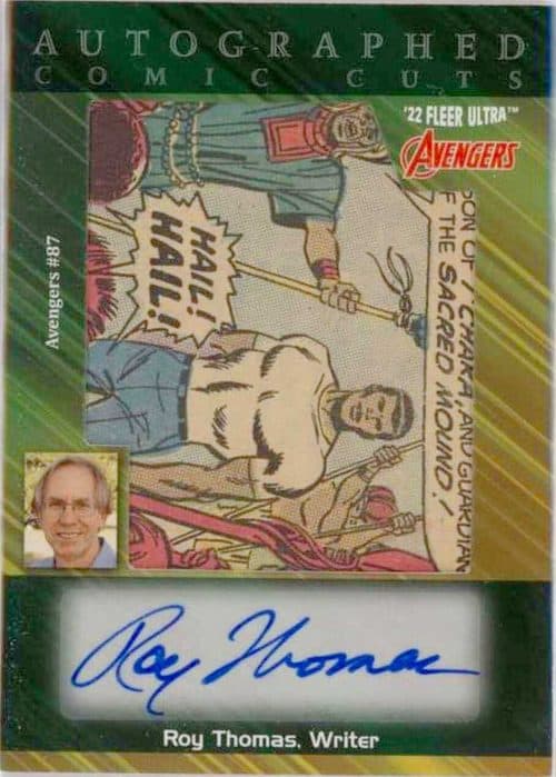 Roy Thomas - Avengers (1963) #87 #ACC-AVG87 — 2022 Marvel Fleer Ultra Avengers