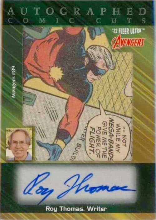 Roy Thomas - Avengers (1963) #89 #ACC-AVG89 — 2022 Marvel Fleer Ultra Avengers