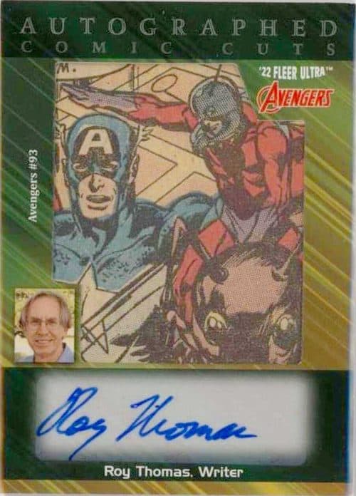 Roy Thomas - Avengers (1963) #93 #ACC-AVG93 — 2022 Marvel Fleer Ultra Avengers