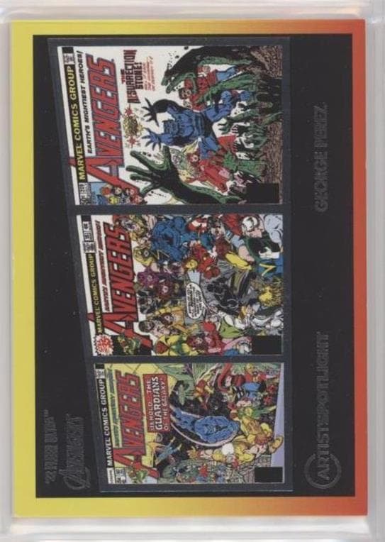 George Perez - The Avengers (1963) #167 #AS-4 — 2022 Marvel Fleer Ultra Avengers