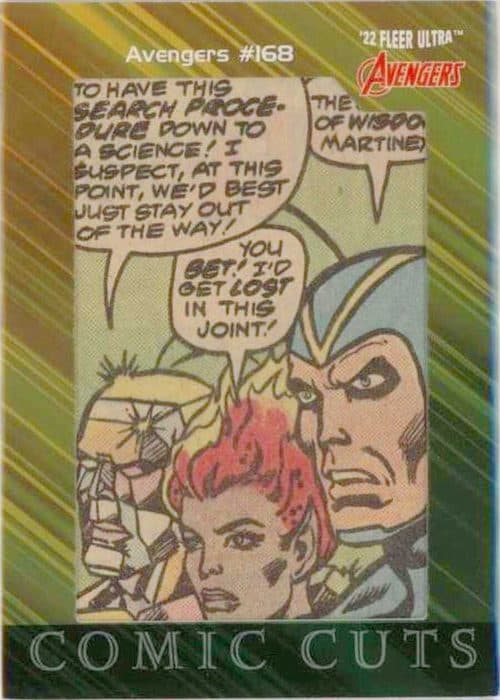Avengers (1963) #168 #CC-AVG168 — 2022 Marvel Fleer Ultra Avengers