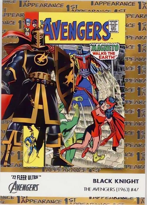 Black Knight #FA-4 — 2022 Marvel Fleer Ultra Avengers