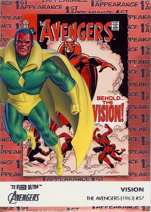 Vision #FA-5 — 2022 Marvel Fleer Ultra Avengers
