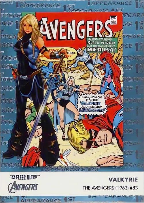 Valkyrie #FA-6 — 2022 Marvel Fleer Ultra Avengers