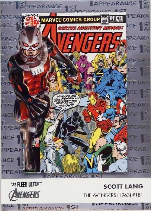 Scott Lang #FA-9 — 2022 Marvel Fleer Ultra Avengers