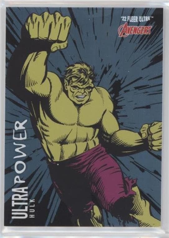 Hulk #HV-2 — 2022 Marvel Fleer Ultra Avengers