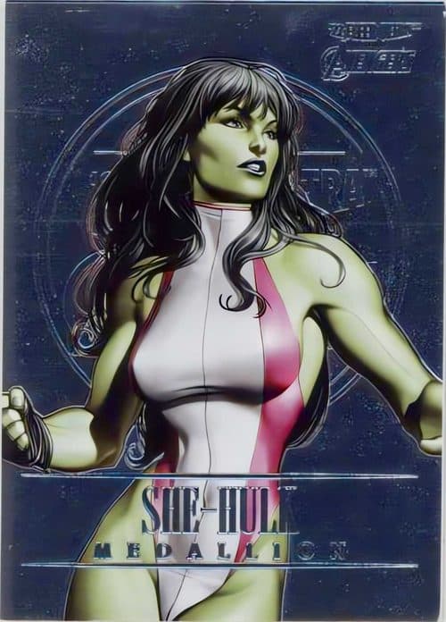She-Hulk #M-37 — 2022 Marvel Fleer Ultra Avengers