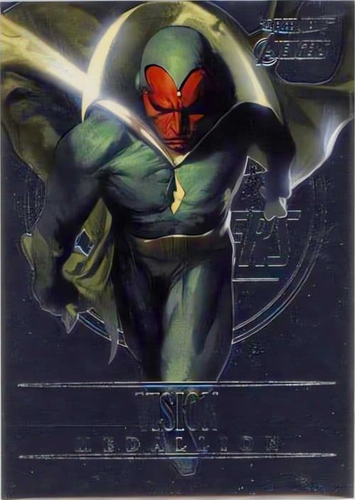 Vision #M-47 — 2022 Marvel Fleer Ultra Avengers