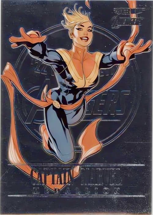 Captain Marvel #M-7 — 2022 Marvel Fleer Ultra Avengers