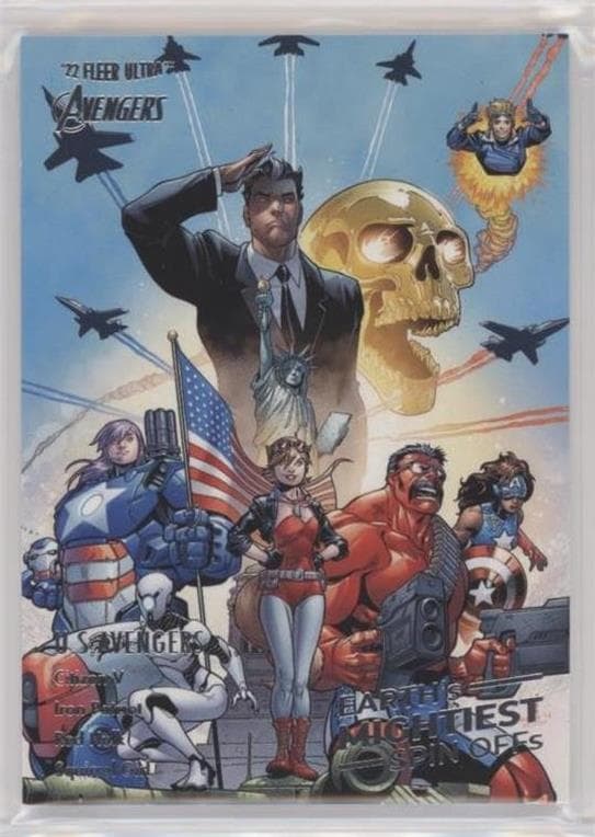 U.S. Avengers #SO-7 — 2022 Marvel Fleer Ultra Avengers