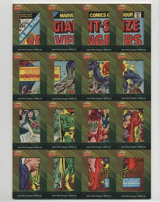 Giant Size Avengers (1974) #4 #TC-GSA4 — 2022 Marvel Fleer Ultra Avengers