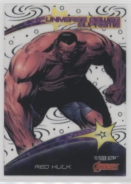 Red Hulk #UPS-28 — 2022 Marvel Fleer Ultra Avengers