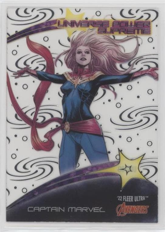 Captain Marvel #UPS-30 — 2022 Marvel Fleer Ultra Avengers