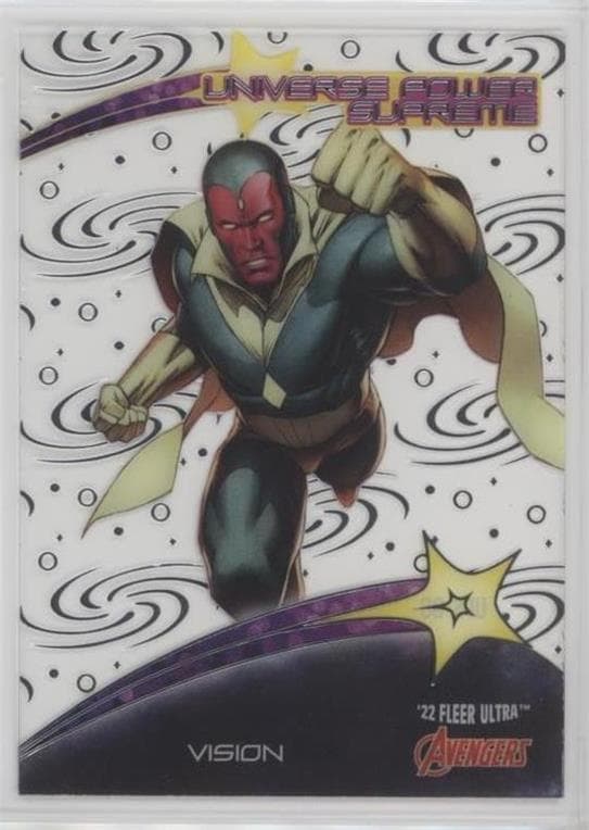 Vision #UPS-38 — 2022 Marvel Fleer Ultra Avengers