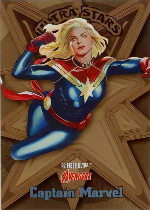 Captain Marvel #US10 — 2022 Marvel Fleer Ultra Avengers