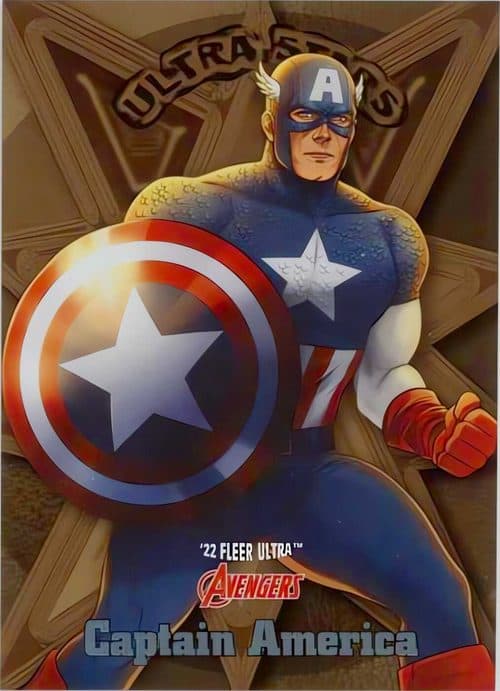 Captain America #US8 — 2022 Marvel Fleer Ultra Avengers