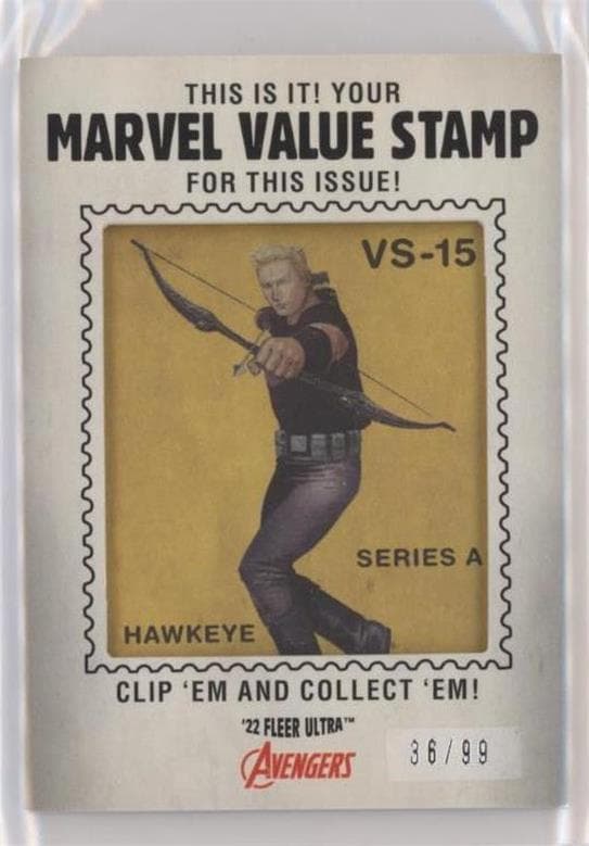 Hawkeye #VS-15 — 2022 Marvel Fleer Ultra Avengers