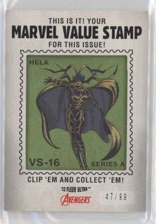 Hela #VS-16 — 2022 Marvel Fleer Ultra Avengers