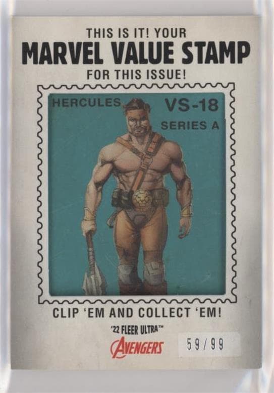 Hercules #VS-18 — 2022 Marvel Fleer Ultra Avengers