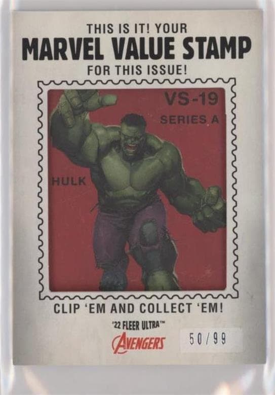Hulk #VS-19 — 2022 Marvel Fleer Ultra Avengers