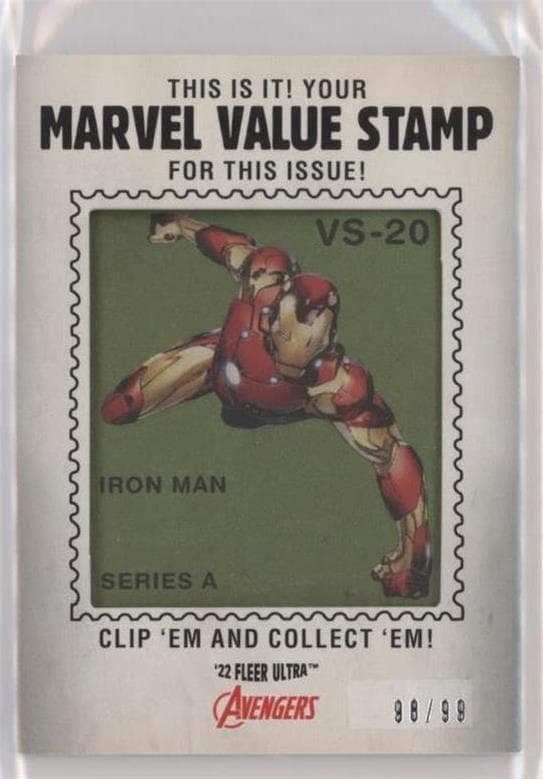 Iron Man #VS-20 — 2022 Marvel Fleer Ultra Avengers
