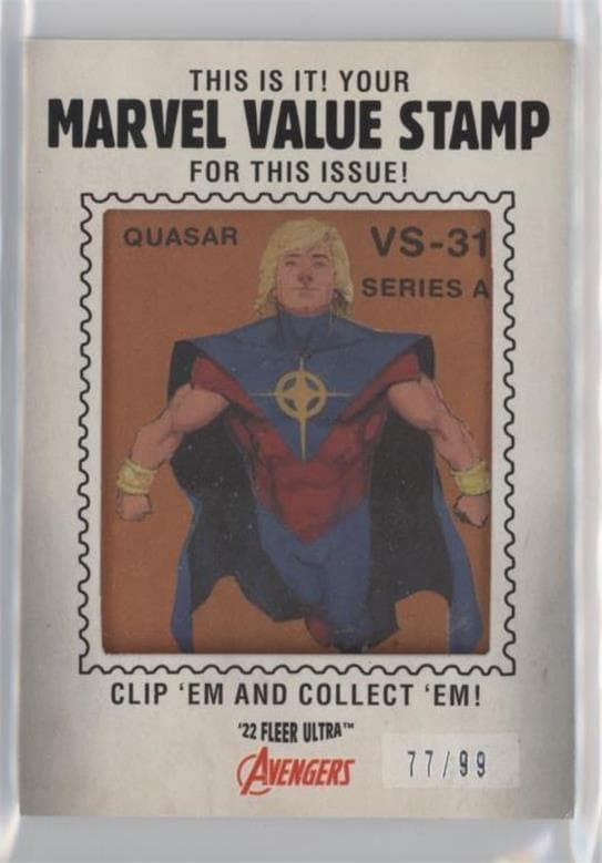 Quasar #VS-31 — 2022 Marvel Fleer Ultra Avengers