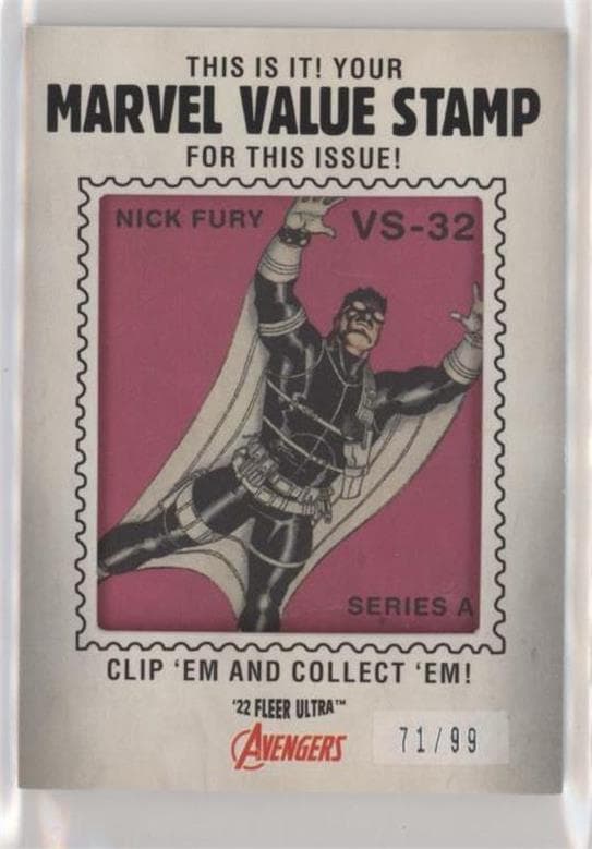 Nick Fury #VS-32 — 2022 Marvel Fleer Ultra Avengers