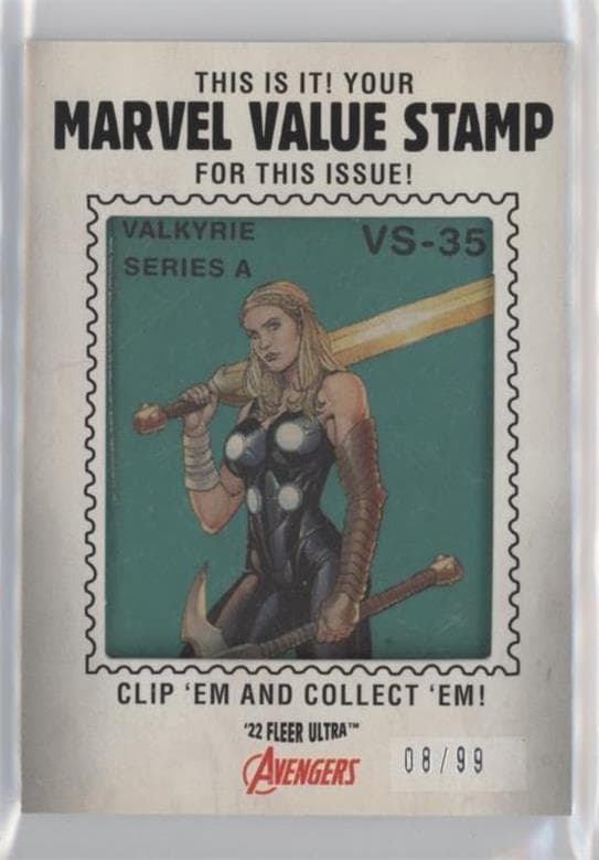 Valkyrie #VS-35 — 2022 Marvel Fleer Ultra Avengers