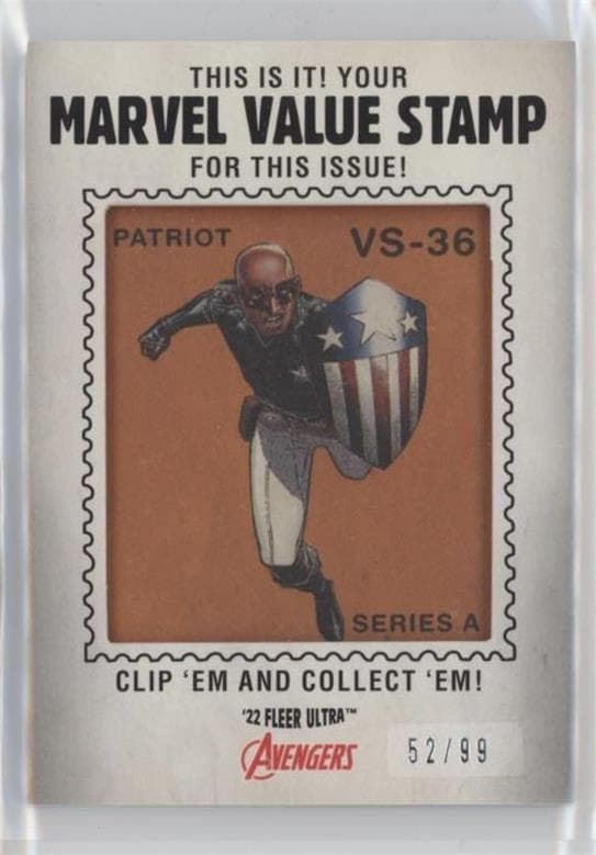 Patriot #VS-36 — 2022 Marvel Fleer Ultra Avengers