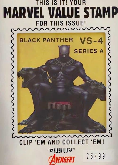 Black Panther #VS-4 — 2022 Marvel Fleer Ultra Avengers