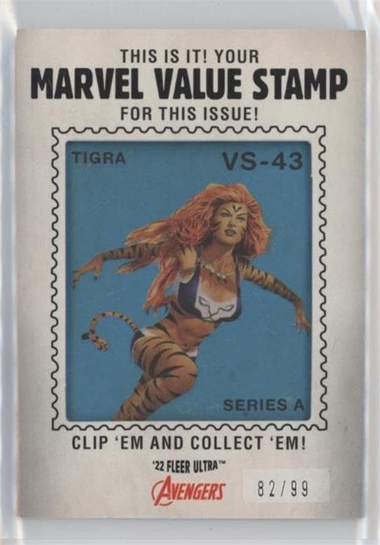 Tigra #VS-43 — 2022 Marvel Fleer Ultra Avengers