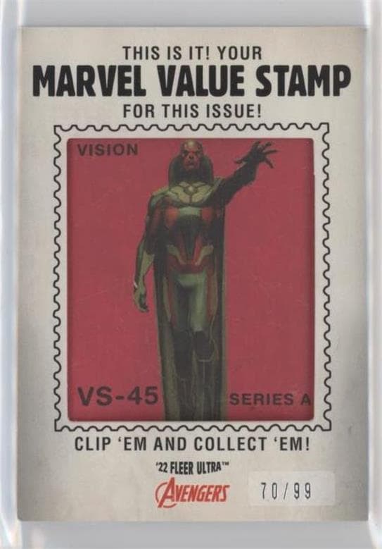 Vision #VS-45 — 2022 Marvel Fleer Ultra Avengers
