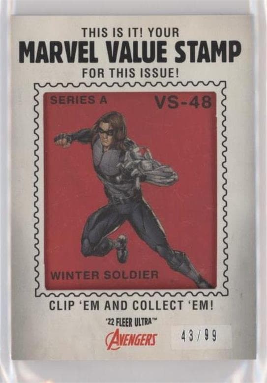 Winter Soldier #VS-48 — 2022 Marvel Fleer Ultra Avengers