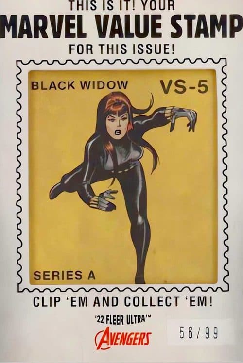 Black Widow #VS-5 — 2022 Marvel Fleer Ultra Avengers