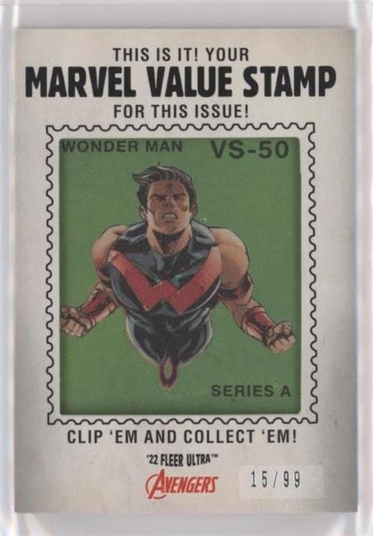 Wonder Man #VS-50 — 2022 Marvel Fleer Ultra Avengers