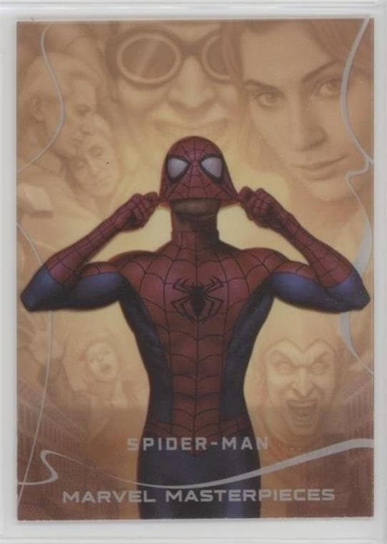 Spider-Man #ACH-5 — 2022 Upper Deck Marvel Masterpieces