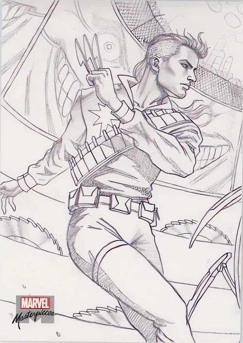 Longshot #AP-17 — 2022 Upper Deck Marvel Masterpieces