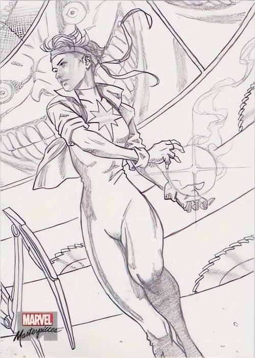Dazzler #AP-18 — 2022 Upper Deck Marvel Masterpieces