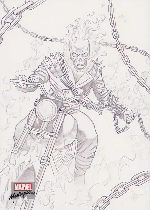 Ghost Rider #AP-19 — 2022 Upper Deck Marvel Masterpieces
