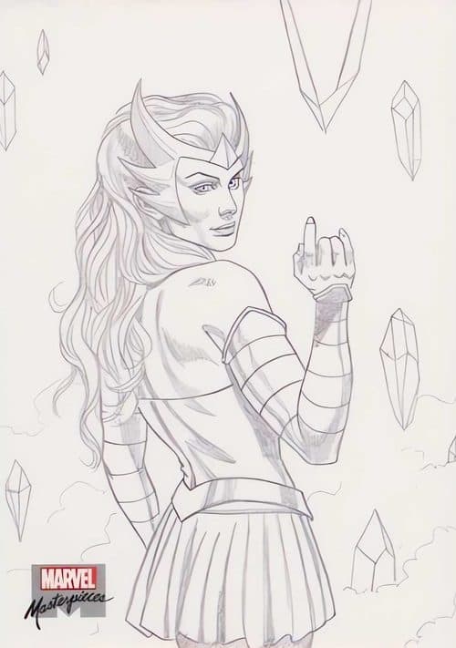 Enchantress #AP-24 — 2022 Upper Deck Marvel Masterpieces