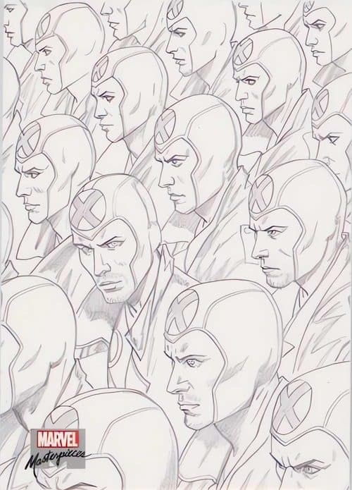Multiple Man #AP-31 — 2022 Upper Deck Marvel Masterpieces