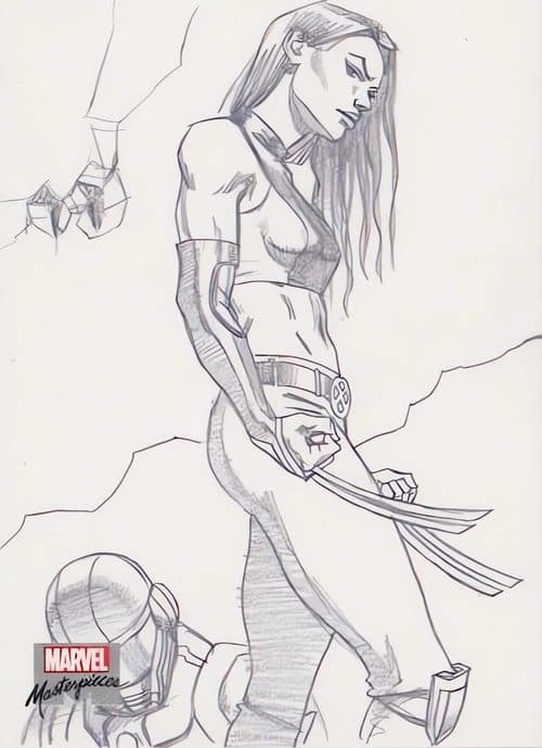 X-23 #AP-35 — 2022 Upper Deck Marvel Masterpieces