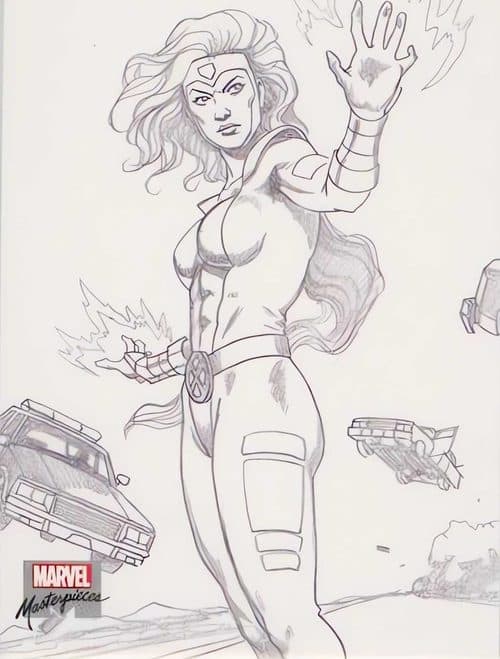 Jean Grey #AP-39 — 2022 Upper Deck Marvel Masterpieces