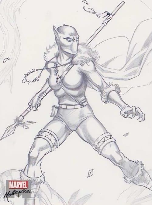 Shuri #AP-46 — 2022 Upper Deck Marvel Masterpieces